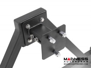 Jeep Wrangler YJ/ TJ Black Full Width Rear Bumper w/ Tire Carrier (1987 - 2006)